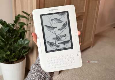 A Kindle from 2009. 