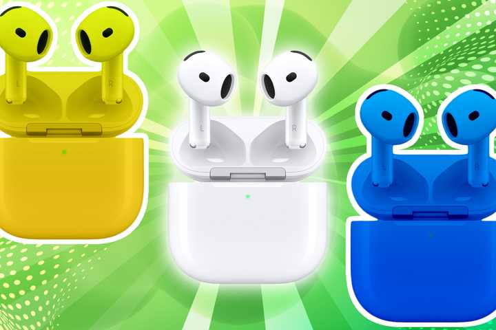 AirPods in alternate colors.