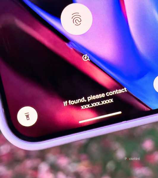 Android lock screen message hero image