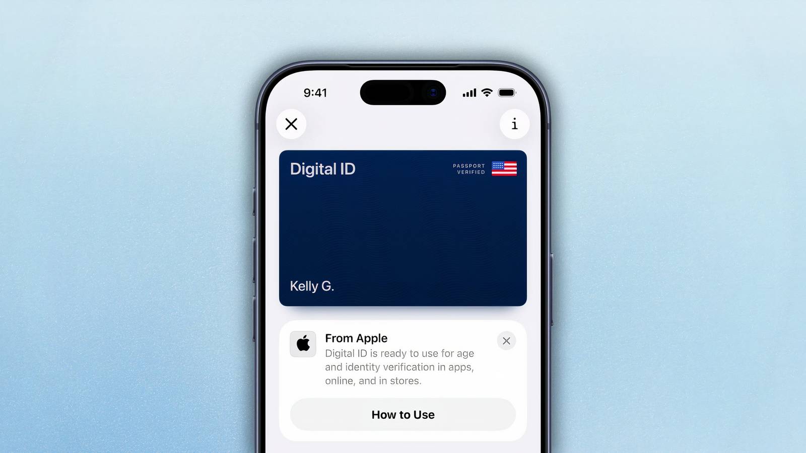 Apple Digital ID in Wallet hero