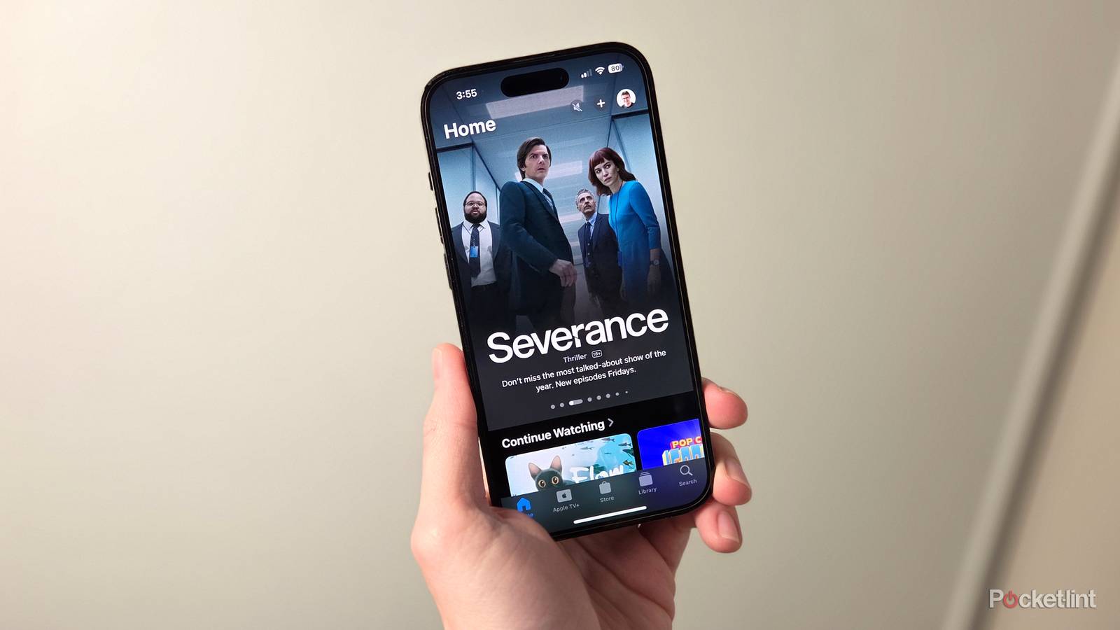 Apple TV app on iPhone.