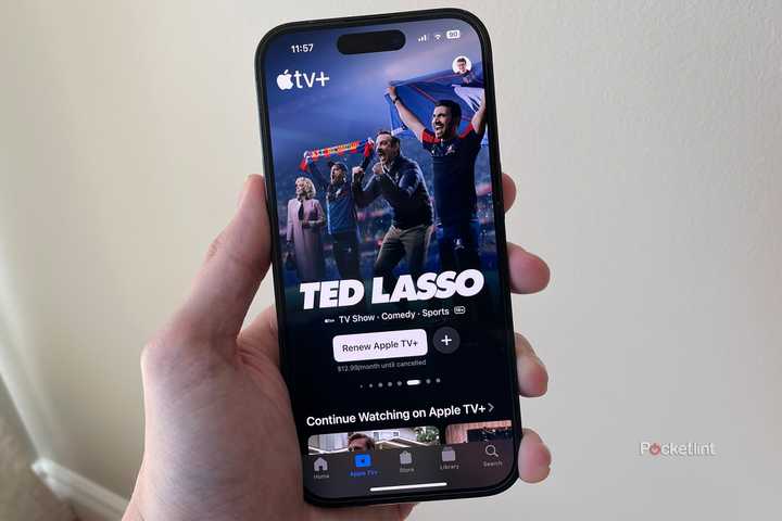 Apple TV+ on iPhone.