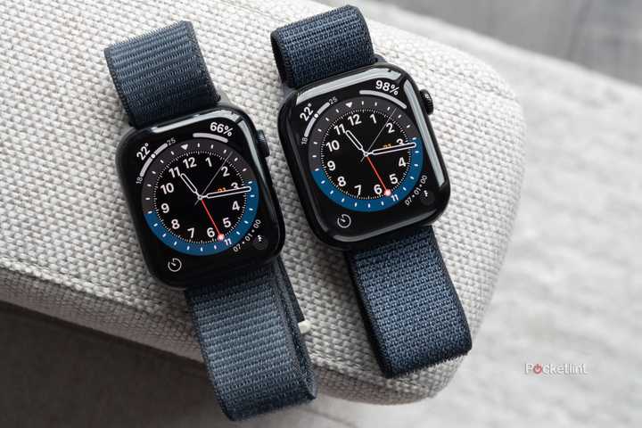 The Apple Watch Series 9 beside the Series 10