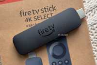 Fire TV Stick 4K Select on box.