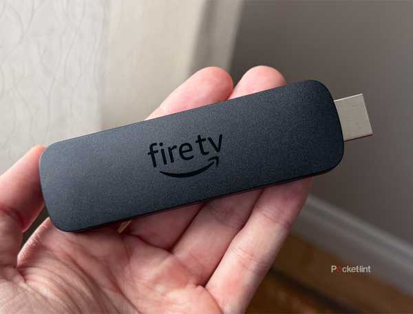 Person holding Fire Stick.