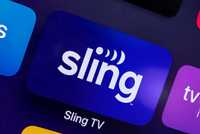 Sling TV icon on a smartTV