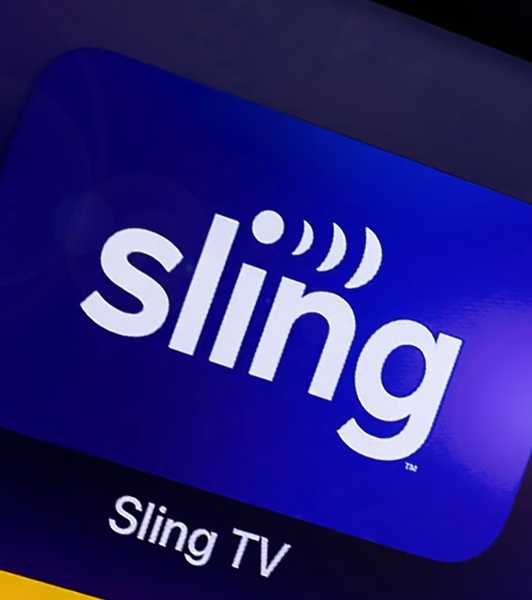 Sling TV icon on a smartTV