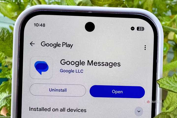 Google Messages on Pixel device.
