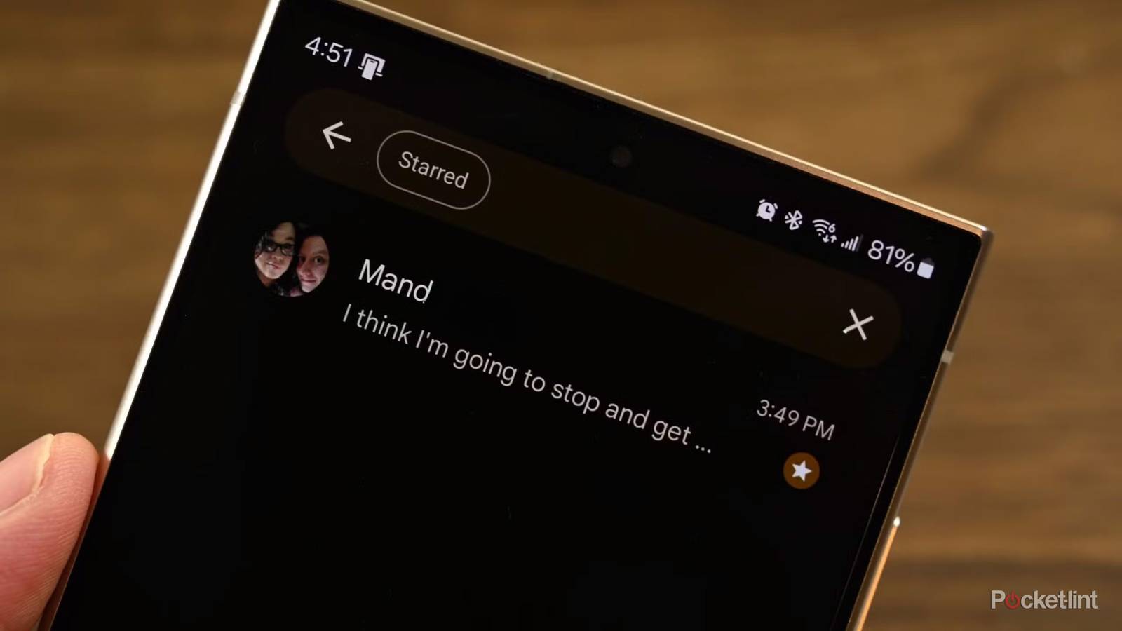 Google Messages Starred Messages