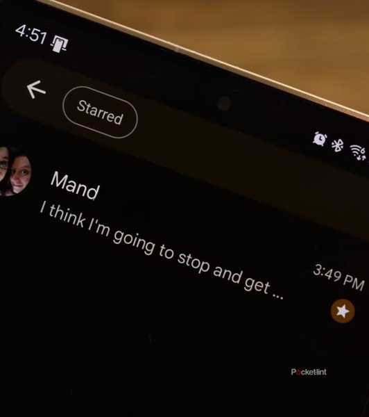 Google Messages Starred Messages