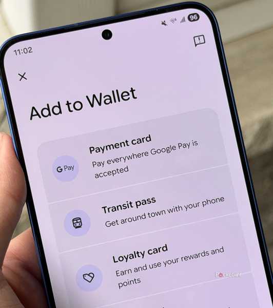 Google Wallet app on Galaxy S25 Plus.