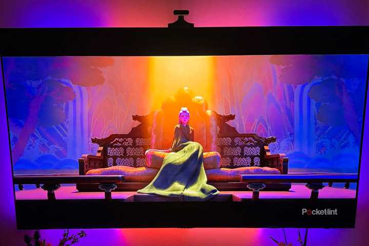 KPop Demon Hunters on OLED TV with Govee Backlight 3 Pro 