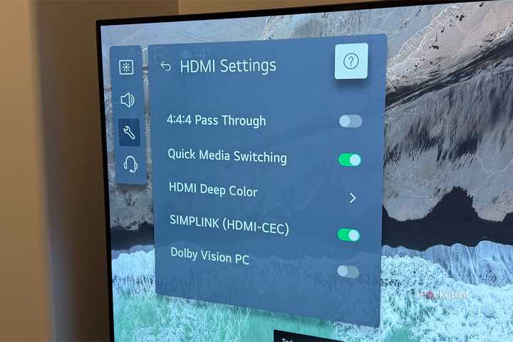 HDMI settings on LG Smart TV.