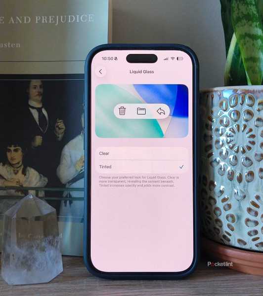 iOS 26.1 liquid glass toggle. 