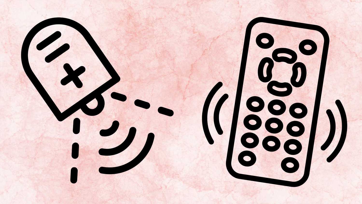 IR blaster & remote glyph