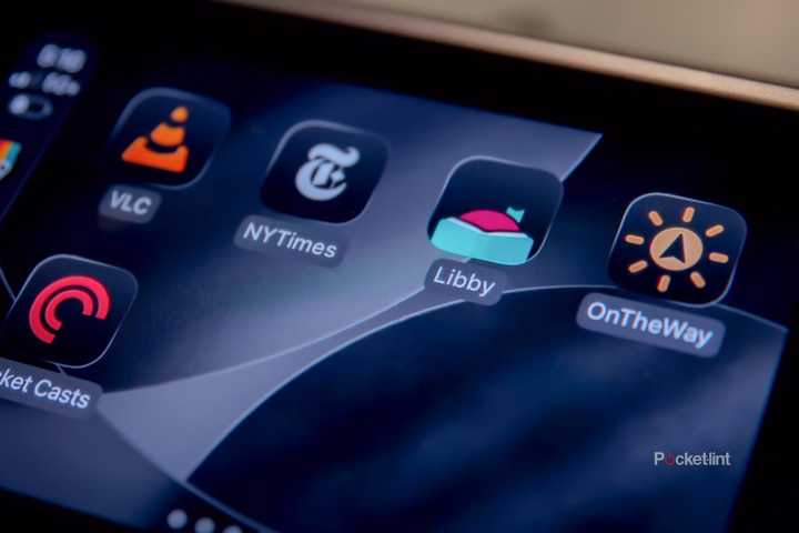 The Libby app on CarPlay
