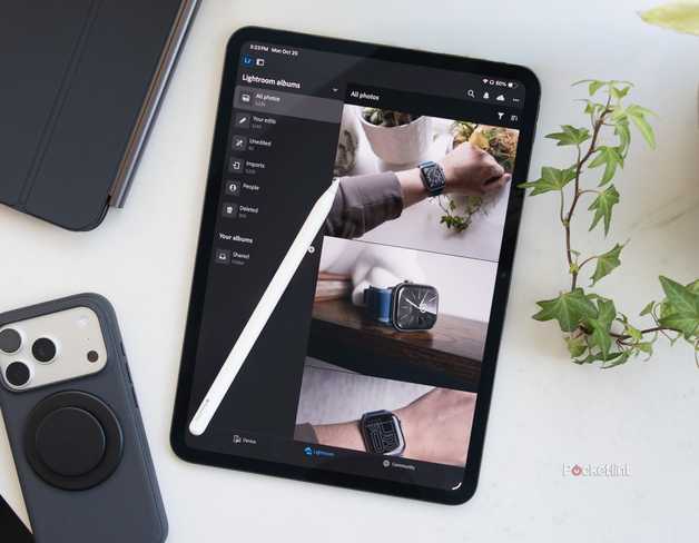 Lightroom CC running on the iPad Pro. 