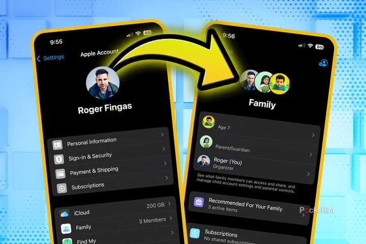 Moving purchases from one Apple account to another. 