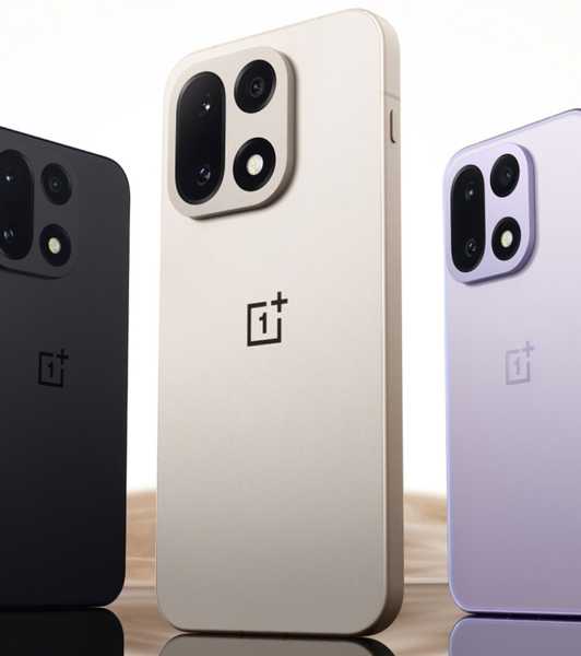 OnePlus 15 in all three colors.
