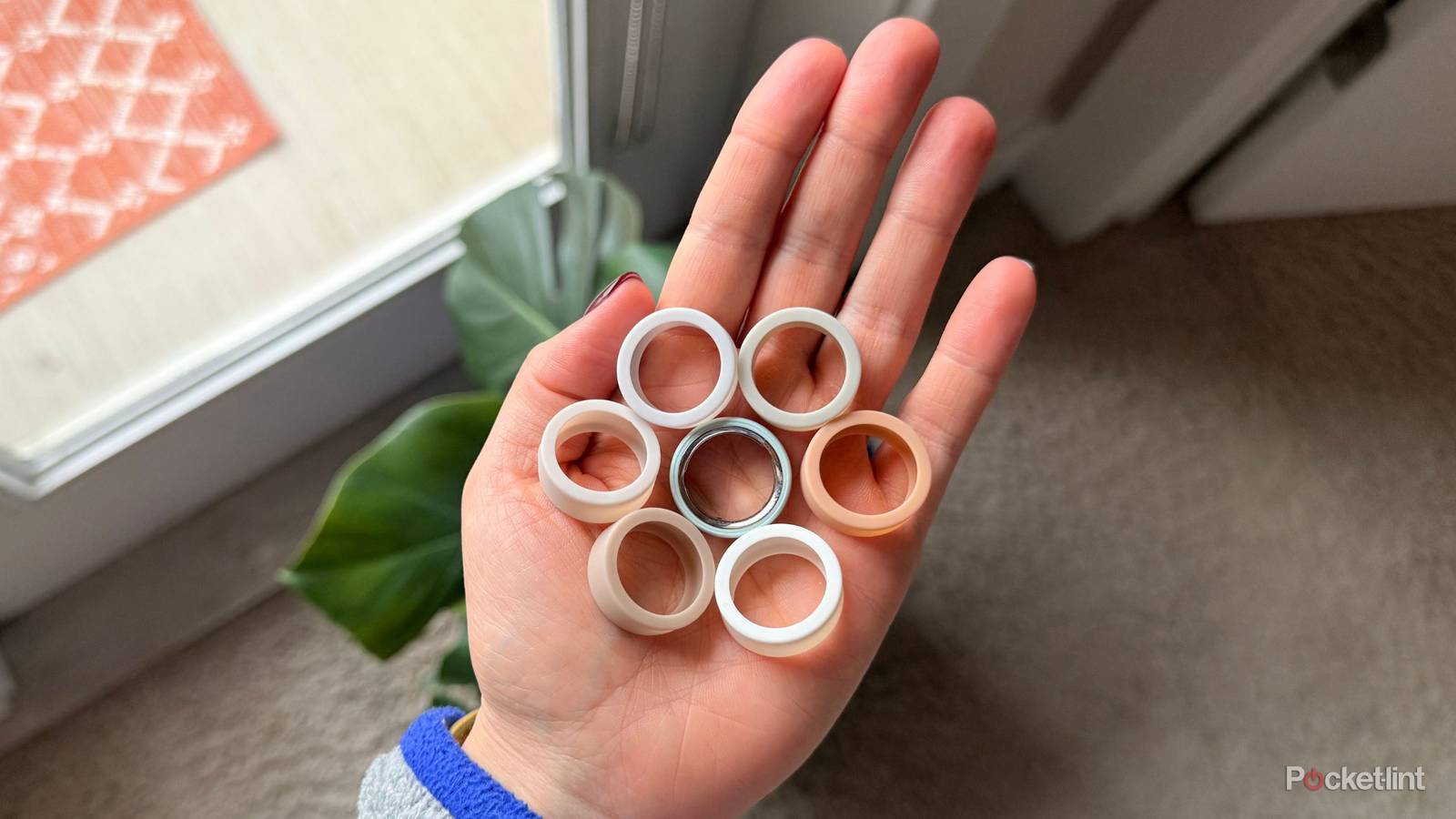 Multiple Oura ring silicone covers. 