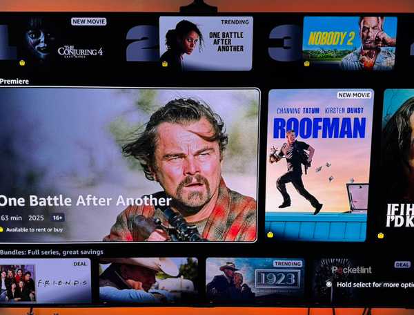 Prime Video marketplace carousel with One Battle After Another