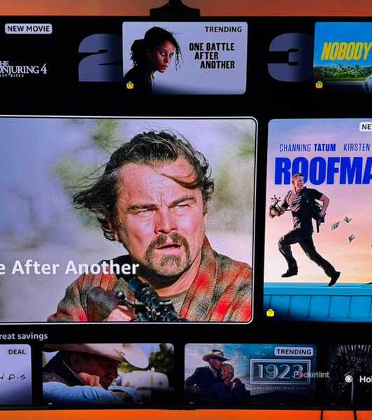 Prime Video marketplace carousel with One Battle After Another