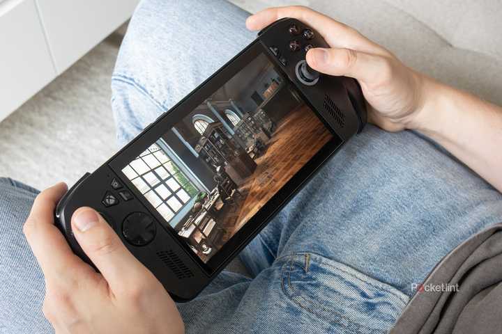 Holding the ROG Xbox Ally X 