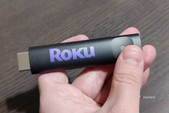 Roku stick in hand. 