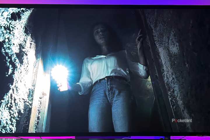 Screenshot of movie Barbarian on OLED TV