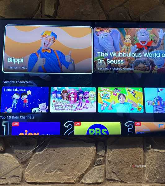 A smart TV with apps.