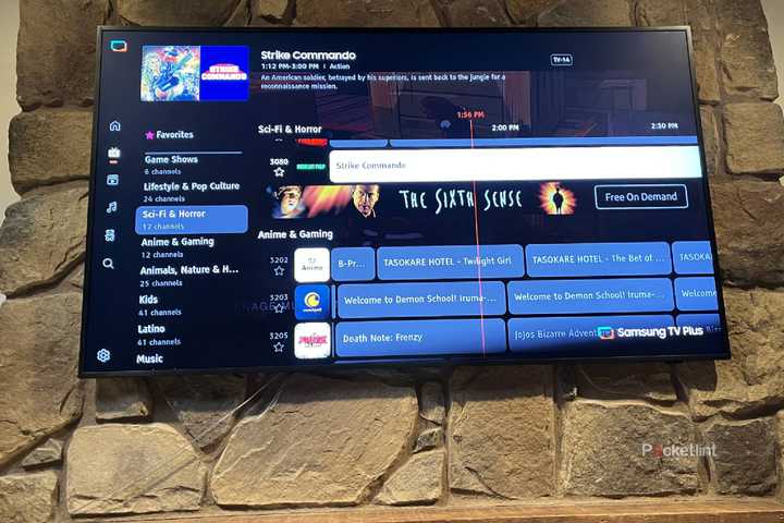 samsung tv plus guide and menu