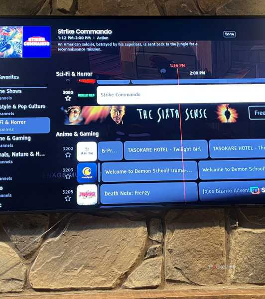 samsung tv plus guide and menu