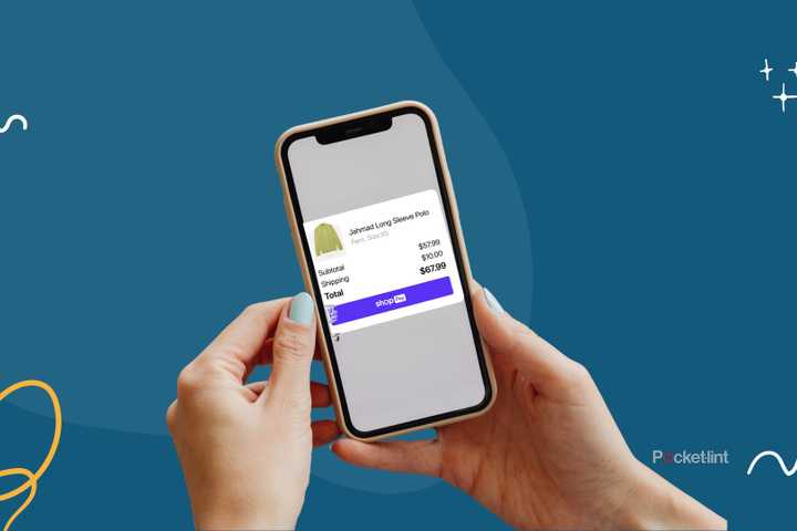 the shopify checkout page on a phone