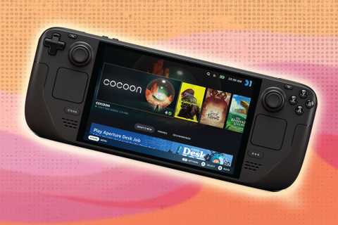 A Steam Deck's launch carousel.