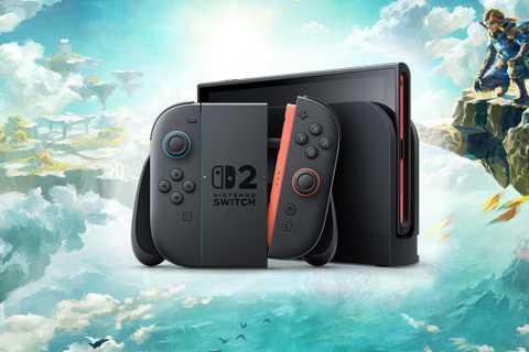 Switch 2 on Tears of the Kingdom art.