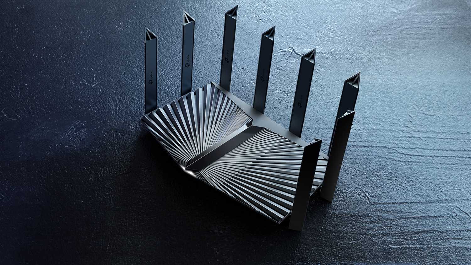 A TP-Link Wi-Fi router.