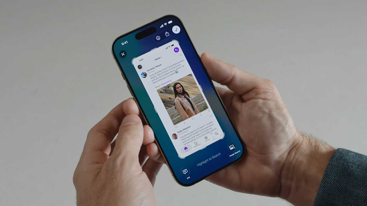 Visual Intelligence for screenshots in iOS 26.